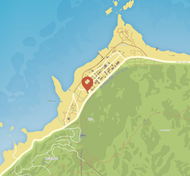 Ubicación de la Comisaría de Paleto Bay